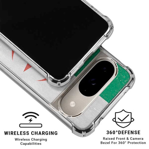 Algeria Flag Distressed Google Pixel 10 Clear Case